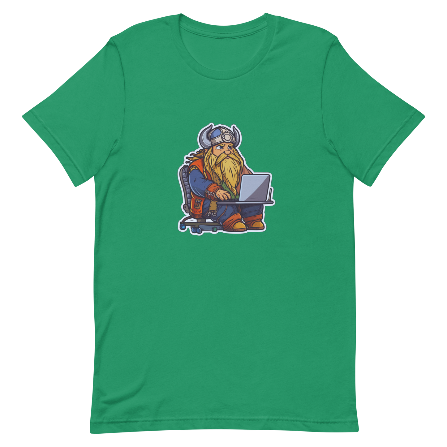 Unisex t-shirt with viking-programmer