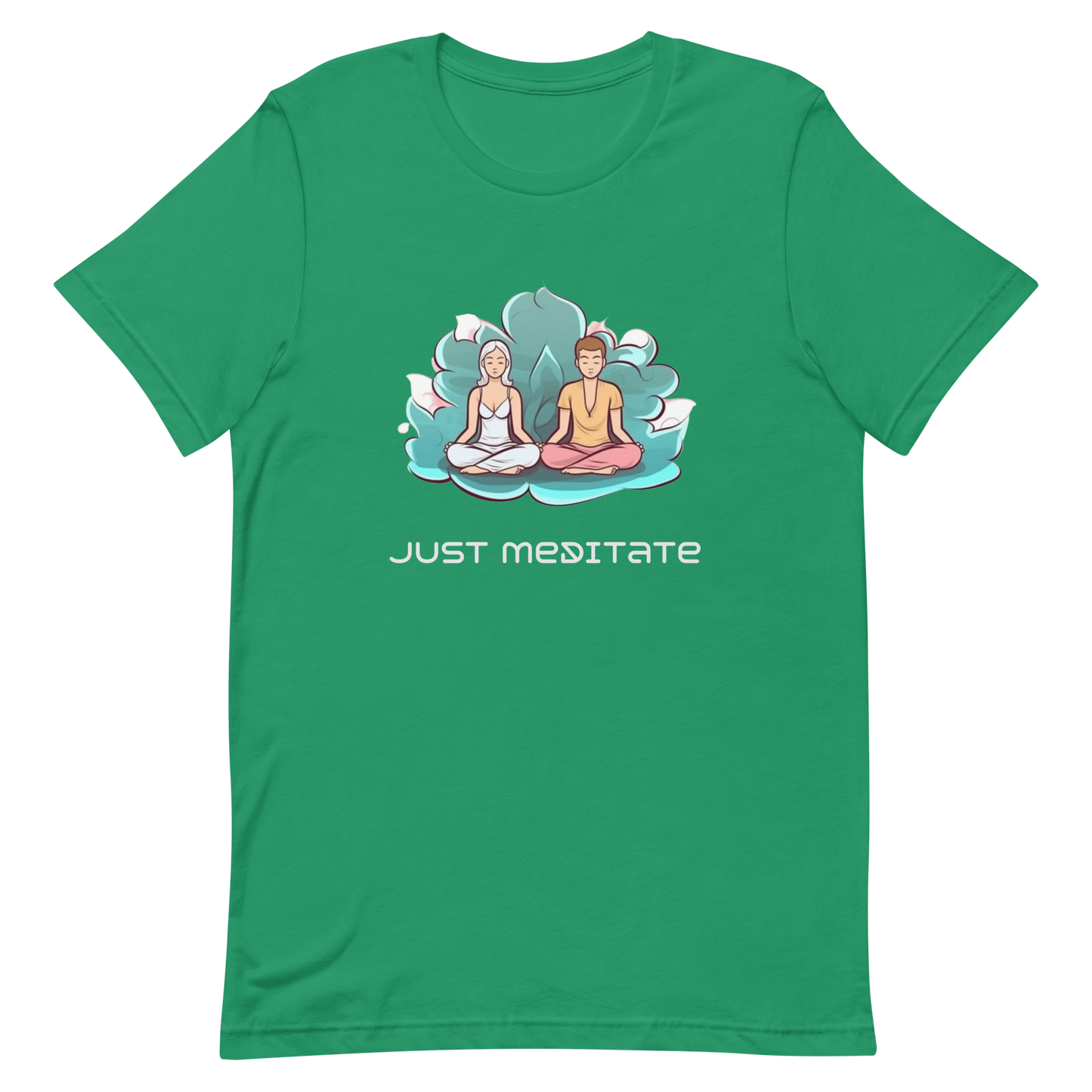Unisex t-shirt, Just meditate 🧘 🧘‍♀️