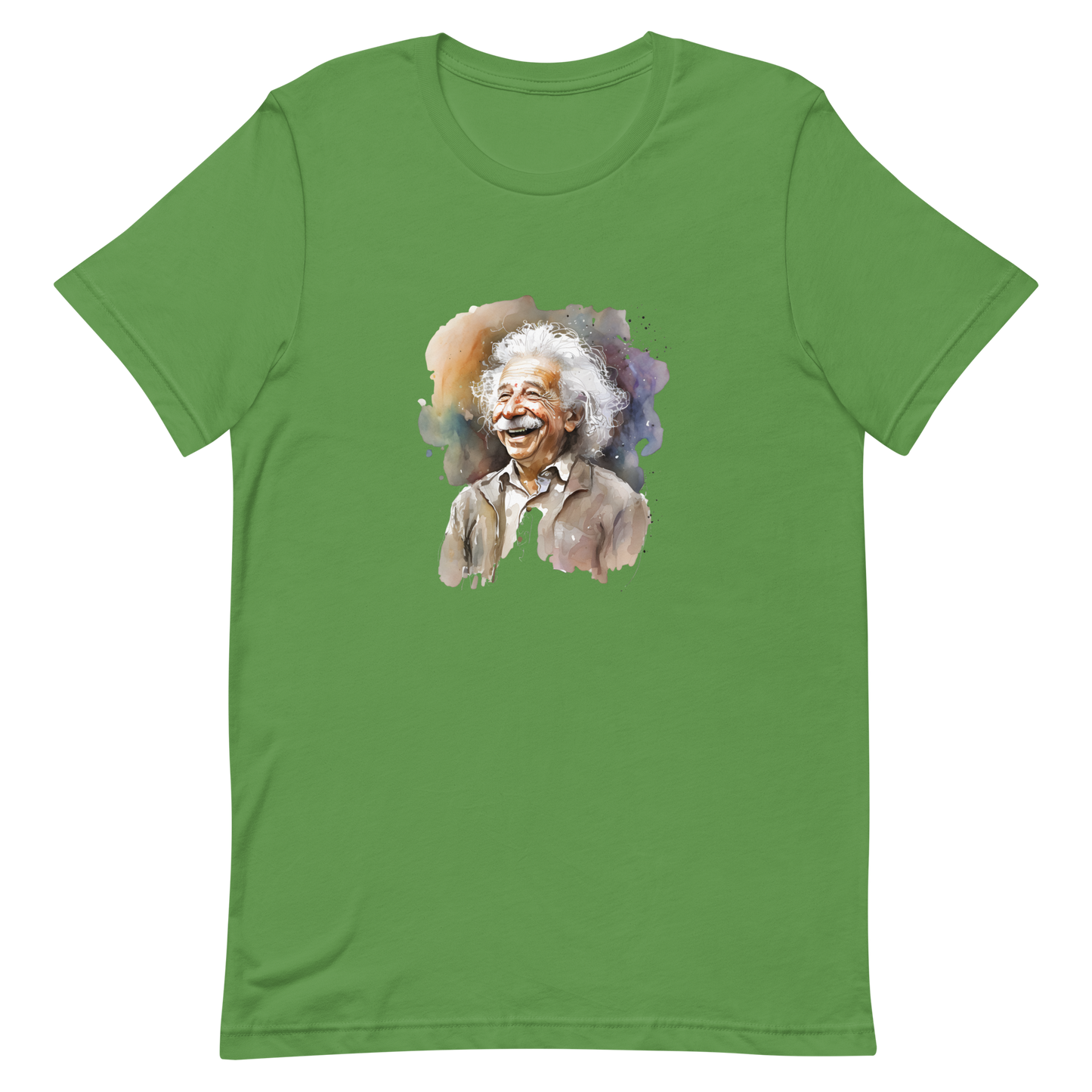 Unisex t-shirt with laughing Einstein