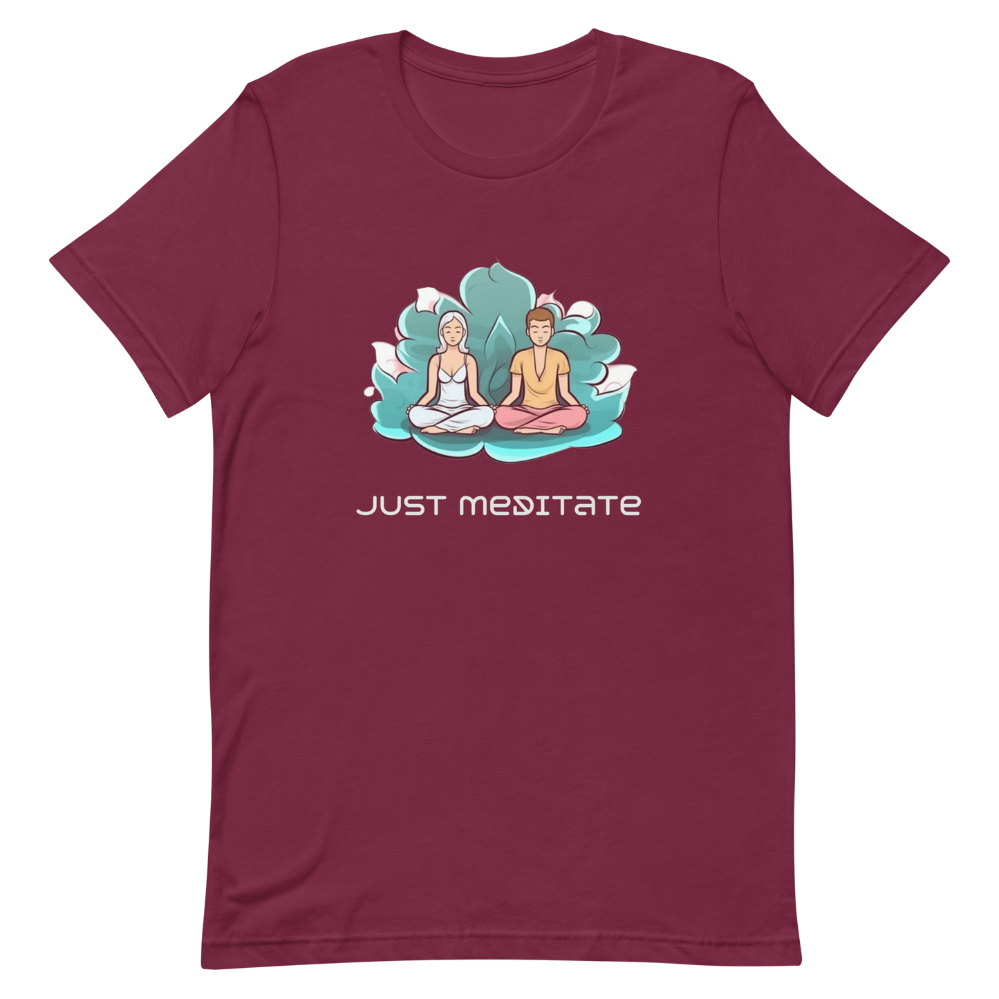 Unisex t-shirt, Just meditate 🧘 🧘‍♀️