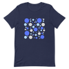 Unisex t-shirt with colorful circles - Radiant Art of Radiant Group