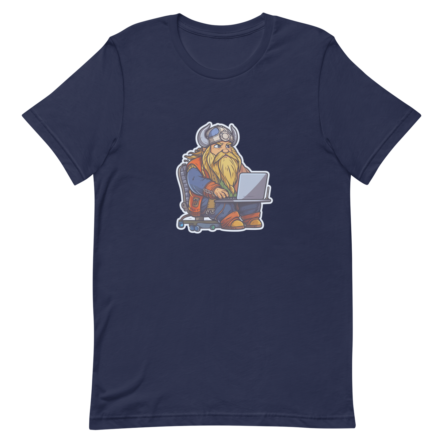 Unisex t-shirt with viking-programmer