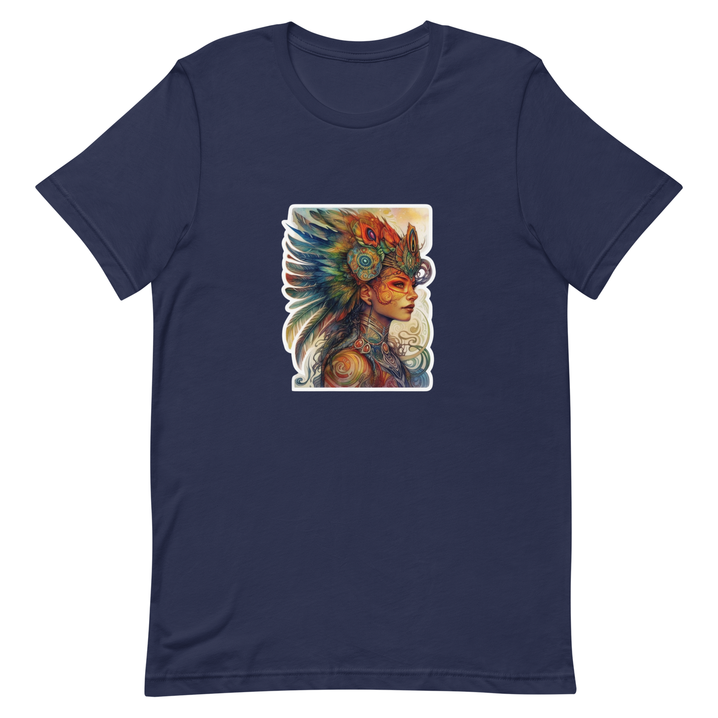 Unisex t-shirt with a beautiful phoenix woman
