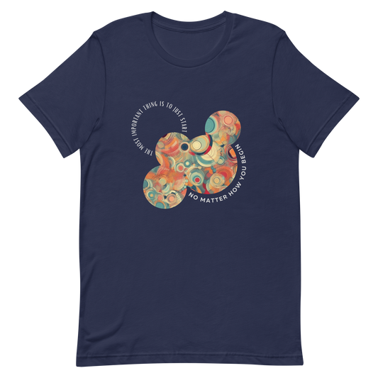 Unisex t-shirt, just start