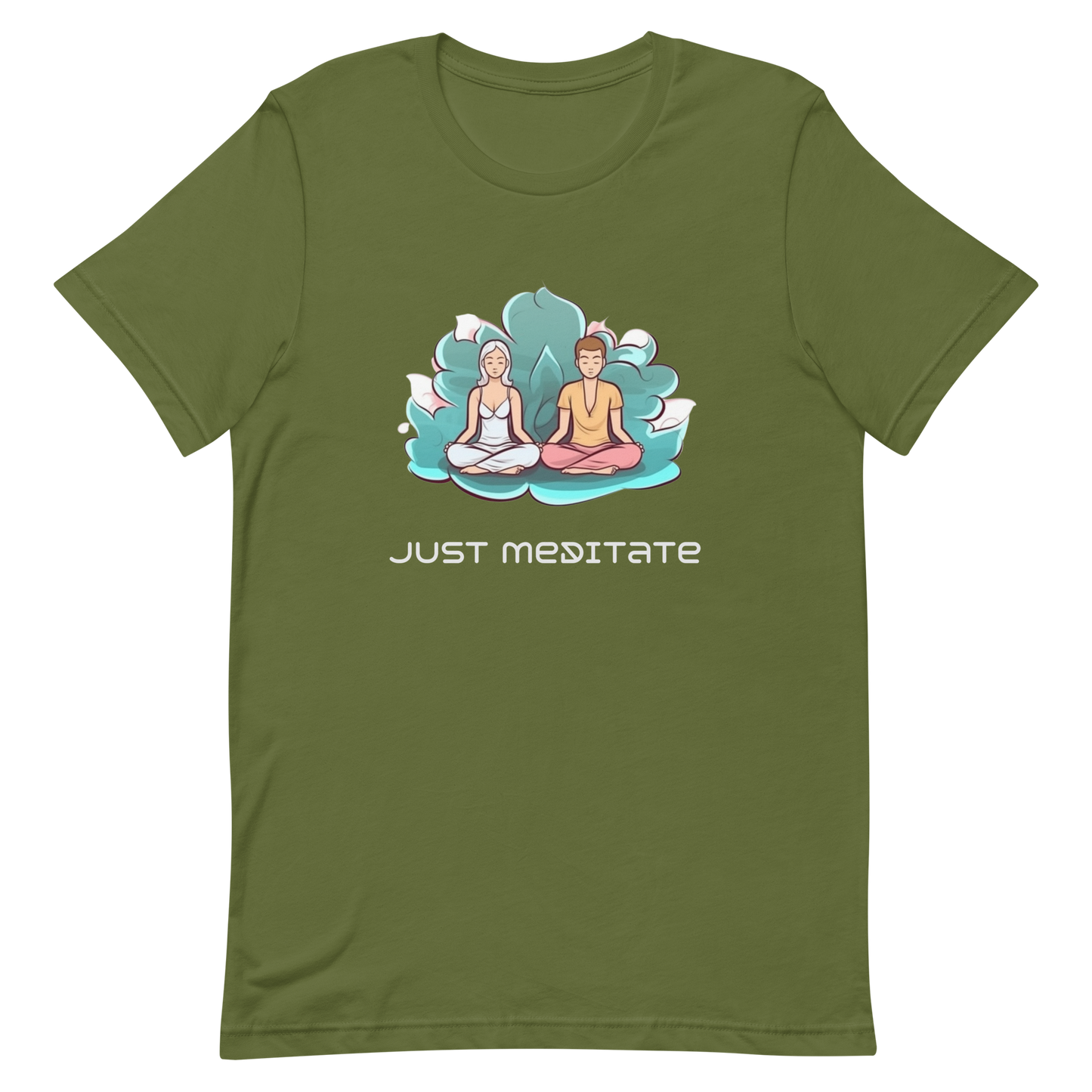Unisex t-shirt, Just meditate 🧘 🧘‍♀️