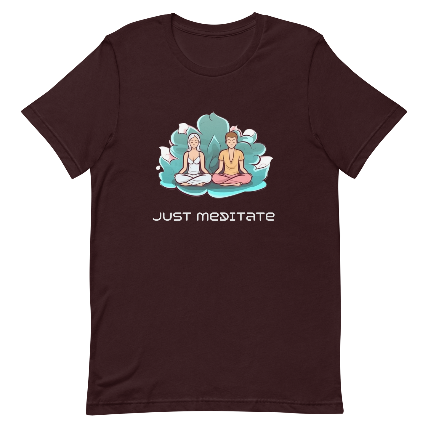 Unisex t-shirt, Just meditate 🧘 🧘‍♀️