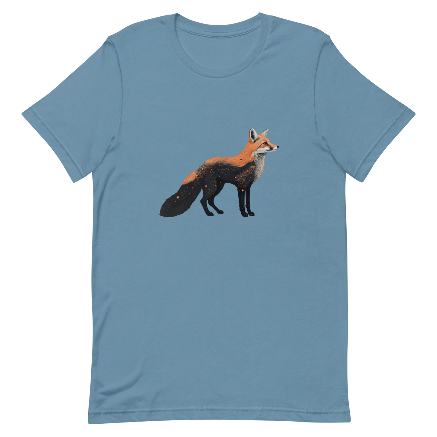 Unisex t-shirt with cosmic fox
