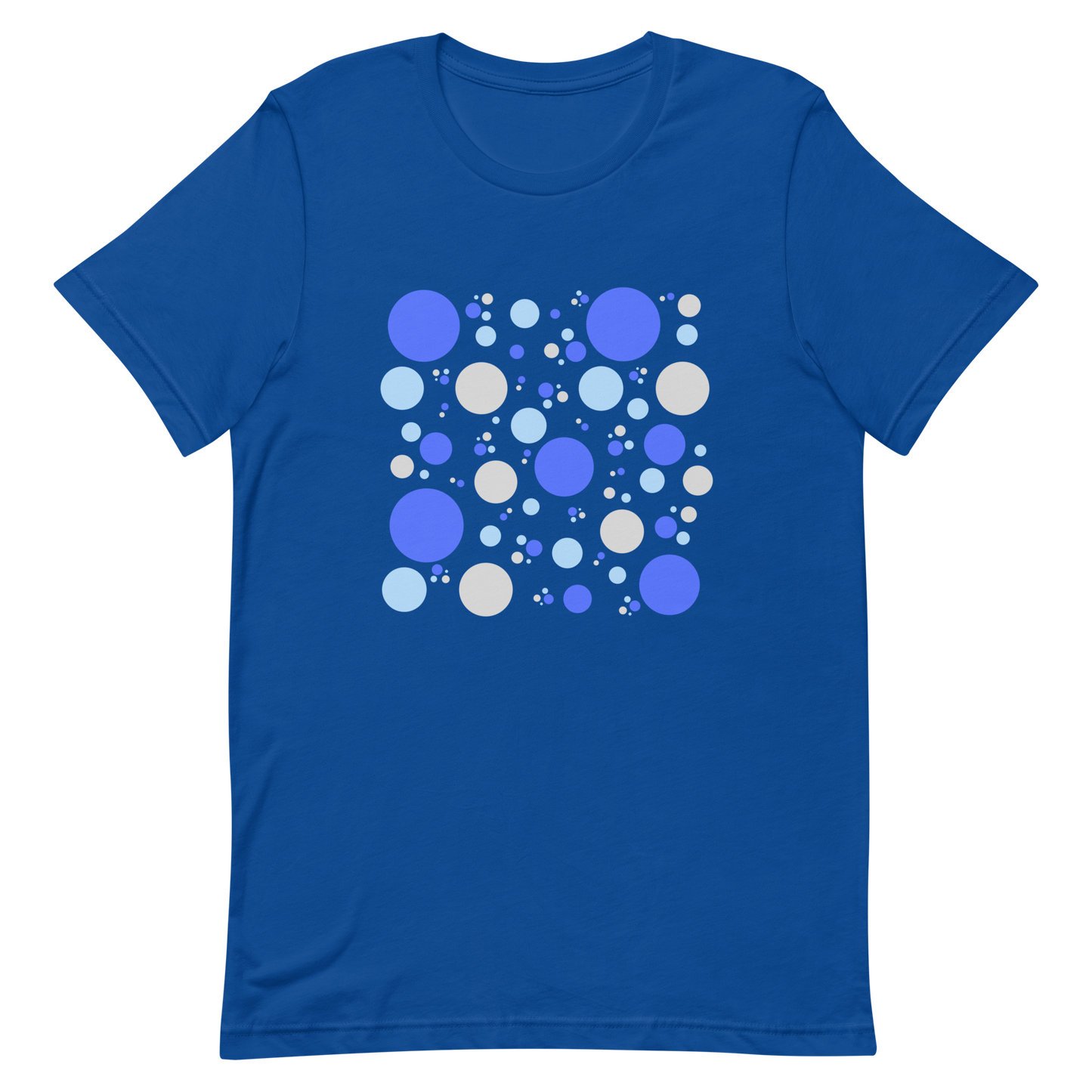 Unisex t-shirt with colorful circles
