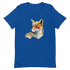 Unisex t-shirt with fox in patchwork style - Radiant Art of Radiant Group