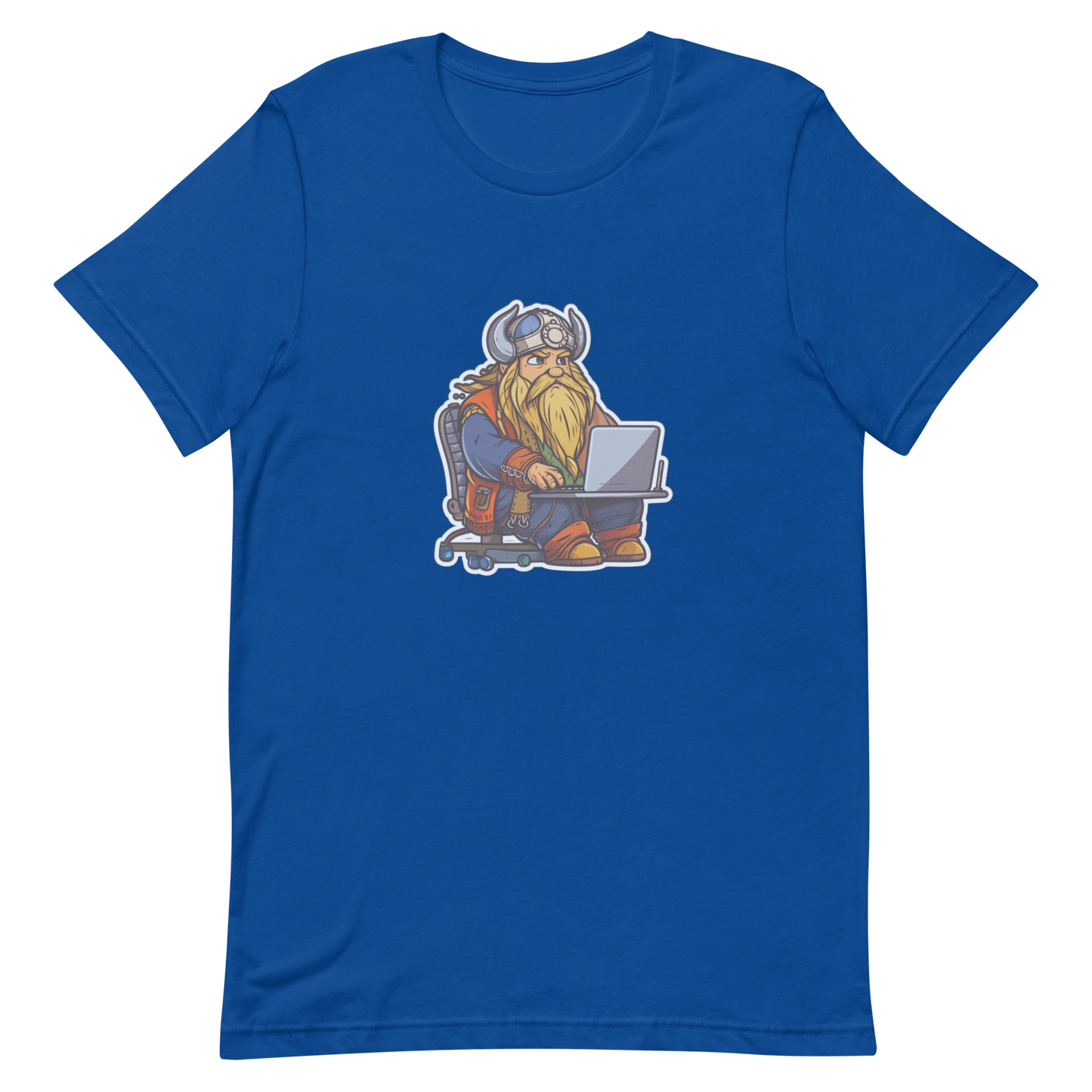 Unisex t-shirt with viking-programmer