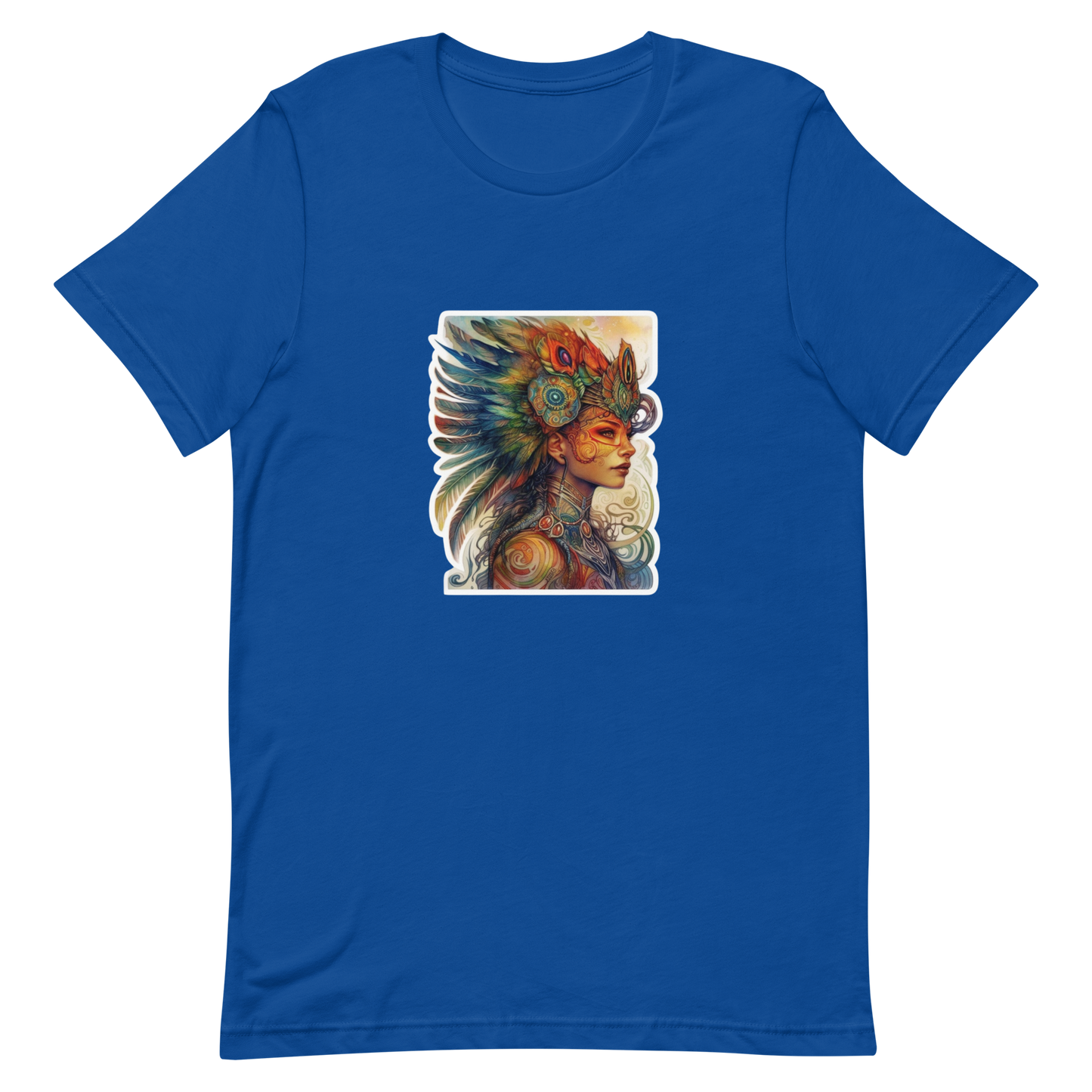 Unisex t-shirt with a beautiful phoenix woman