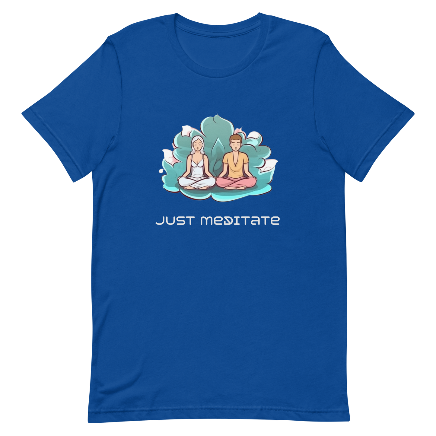 Unisex t-shirt, Just meditate 🧘 🧘‍♀️