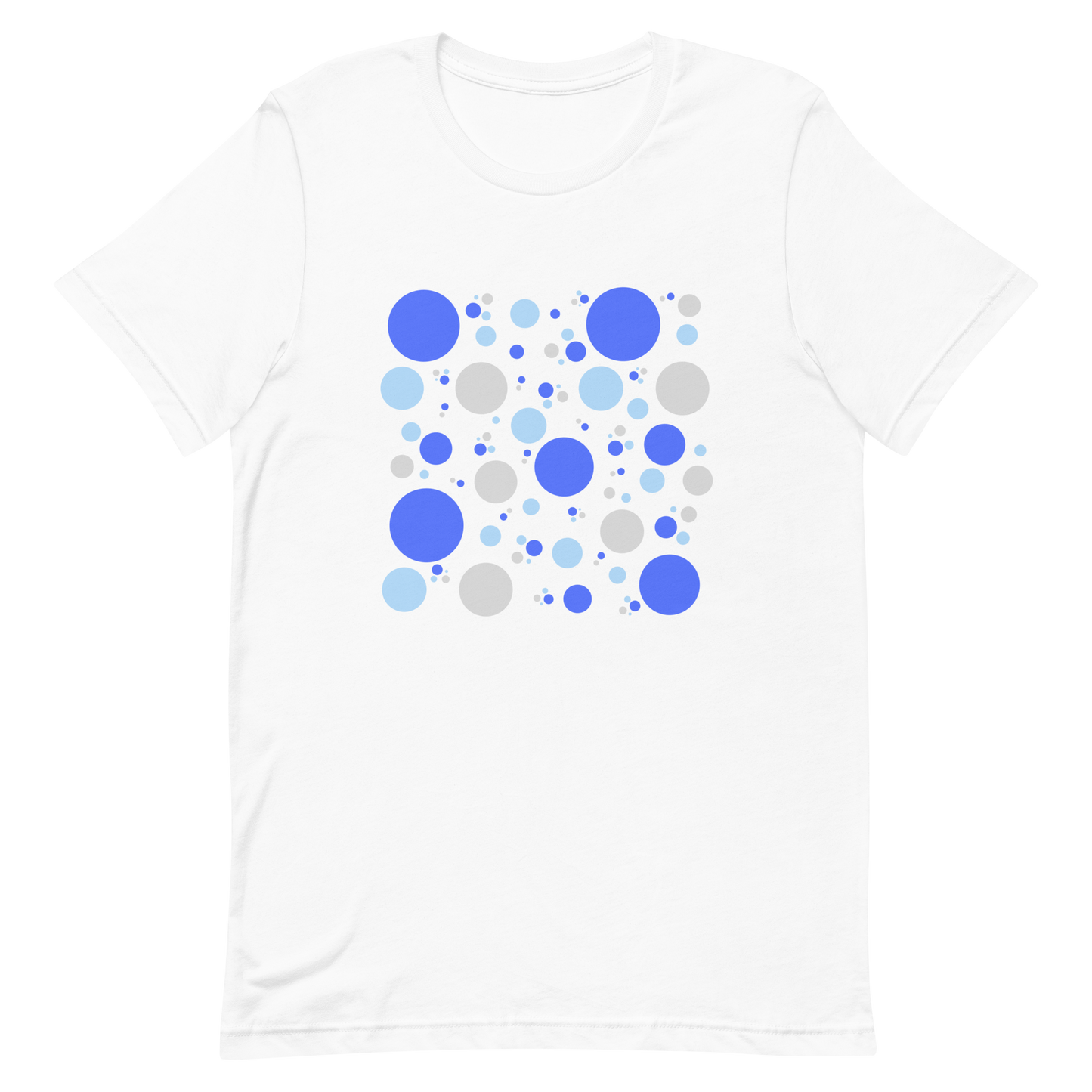 Unisex t-shirt with colorful circles