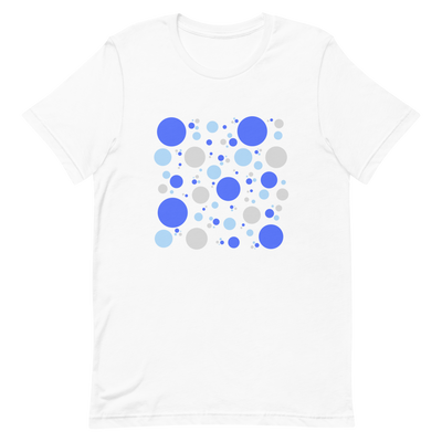 Unisex t-shirt with colorful circles - Radiant Art of Radiant Group