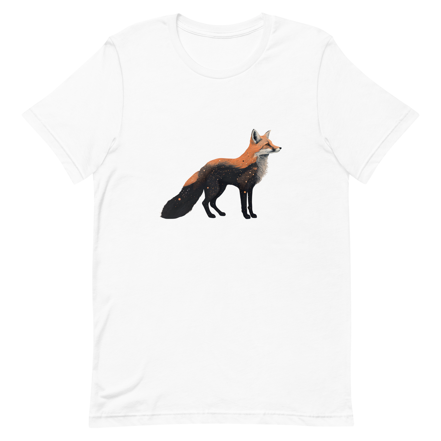 Unisex t-shirt with cosmic fox