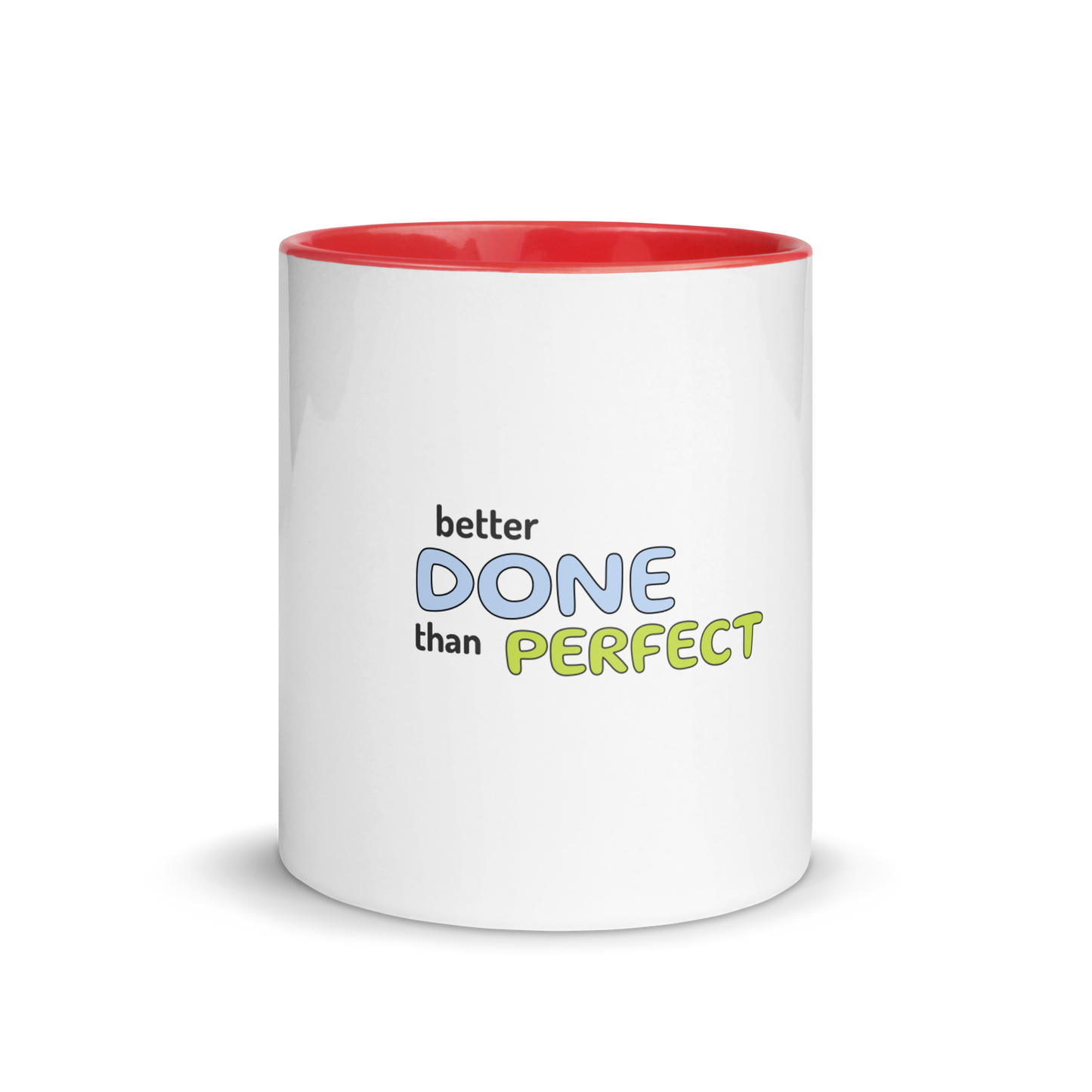 Mug with Color Inside FOR perfectionist, gift to a colleague