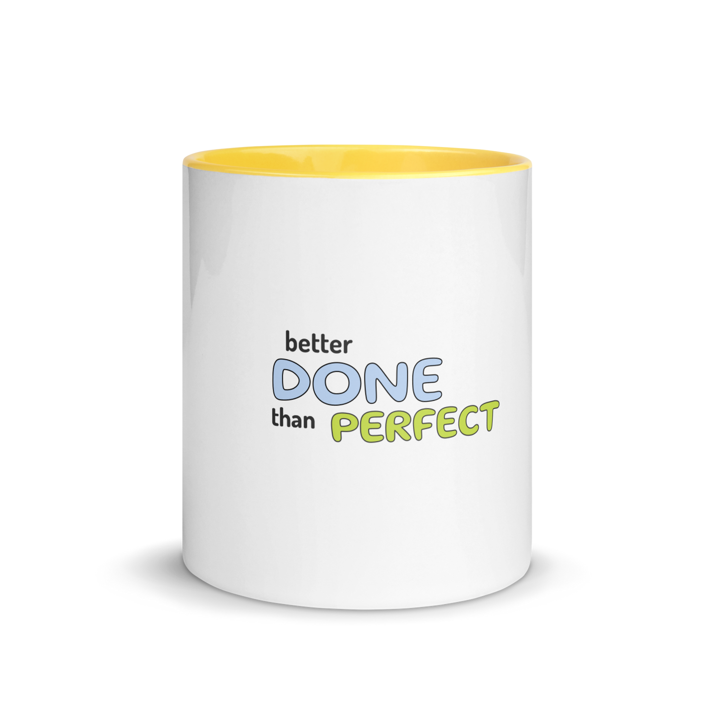 Mug with Color Inside FOR perfectionist, gift to a colleague