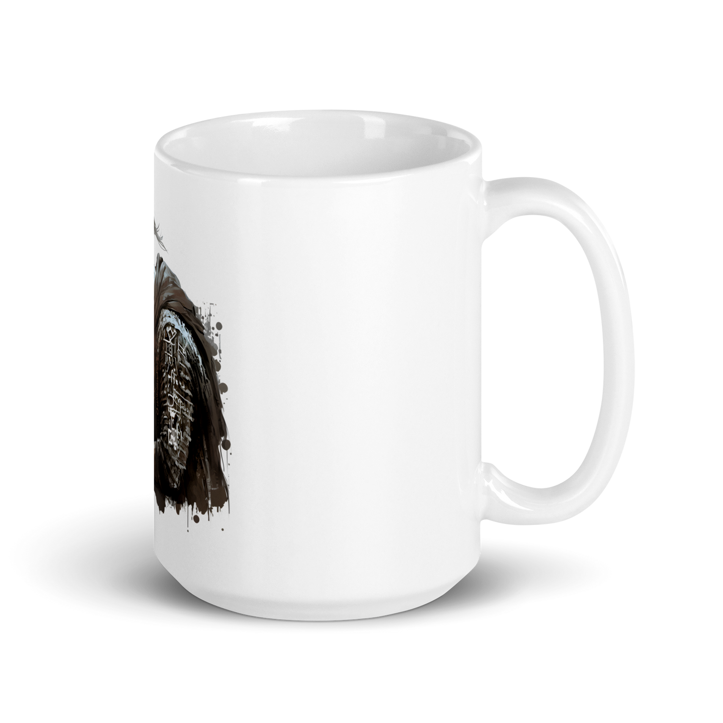 White mug with viking-programmer, software engineer